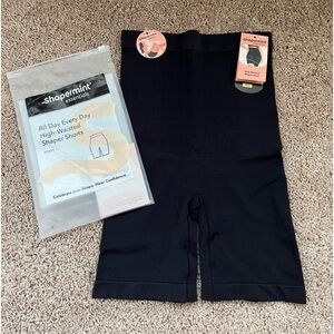 NWT SHAPERMINT High Waisted Body Shaper Shorts Shapewear for Women in M/L